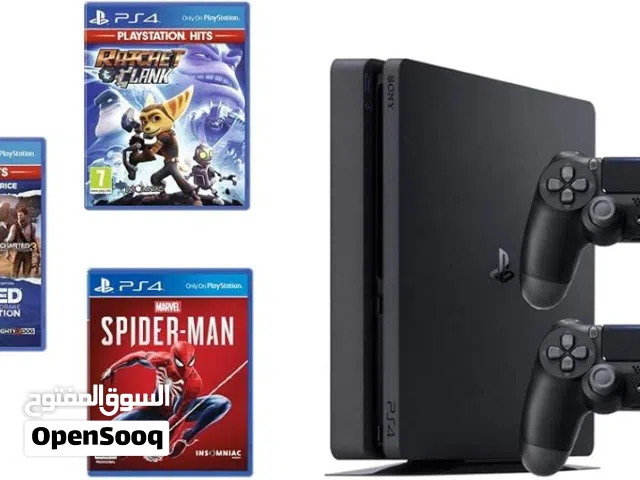 Sony PlayStation 4 - Slim  with 2 Controller
