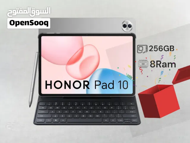 Honor Pad 10 تاب هونر باد  كيبورد pad10 256 GB 2 5 6