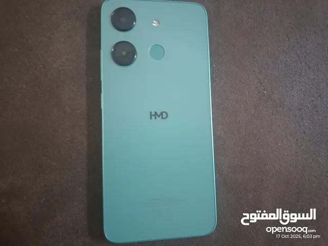 Hmd aura low budget smart phone  4 GB 128 GB Glacier green.