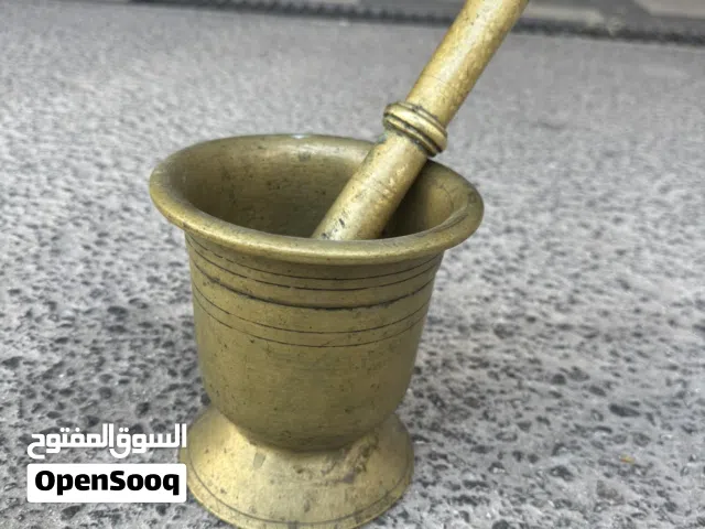 هاون نحاس قديم (أنتيك) مع المدقة  وزن 7.5