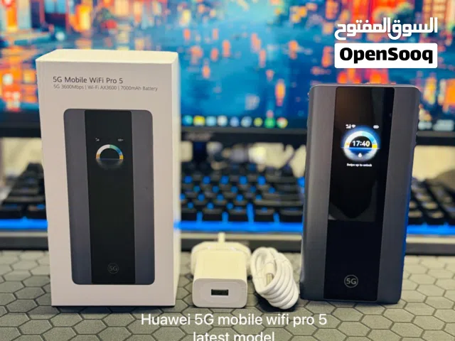 Huawei 5G mobile wifi pro 5 any sim work unlocked stc zain batelco latest model