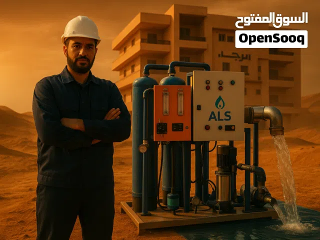 جميع انواع واحجام محطات تحلية المياه