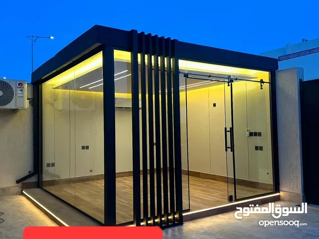 مظلات مستودعات جلسات شتويه ترميم مباني ومستودعات برجولات خيام كافات اعمال الحداده