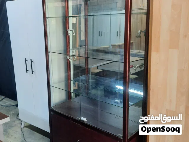 فضية تحف بوفيه سفره زجاج