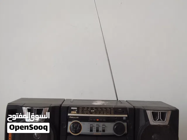 مسجل دبل كاسيت وراديو باناسونك  ثمانينيات القرن الماضي جميع الموجات شغال ياباني ممتاز ثقيل الوزن
