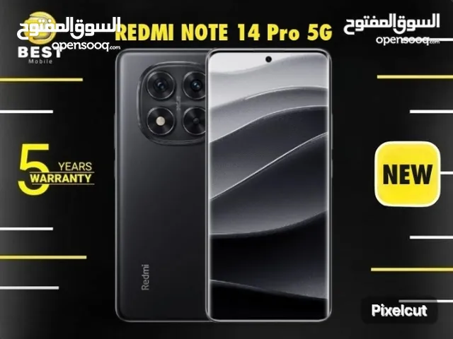 جديد الأن شاومي ردمي نوت 14 برو فايف جي // Redmi note 14 pro 5G 12G Ram 256G