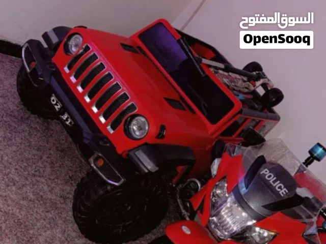 سيارة ودراجة أطفال للبيع