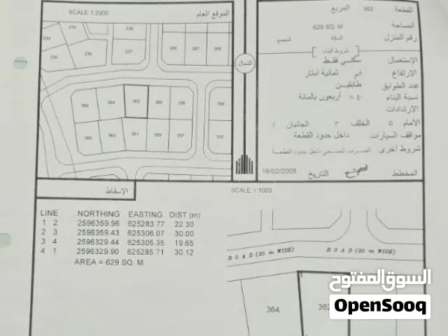 ارض سكنية في سعال مقابل المسفاه الرابعة موقع ممتاز