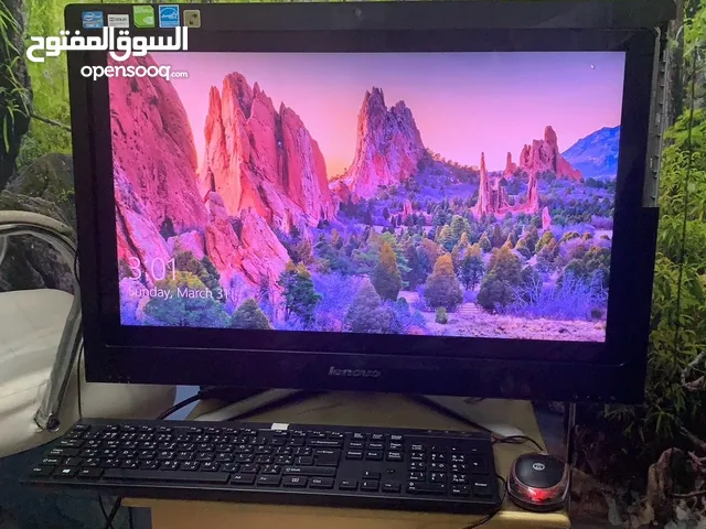 كمبيوتر مكتبي لينوفو مقاس الشاشة 23