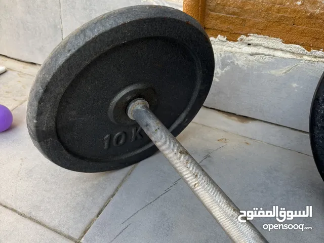 بار مع 40 كيلو أوزان - bar plus 40 kilo