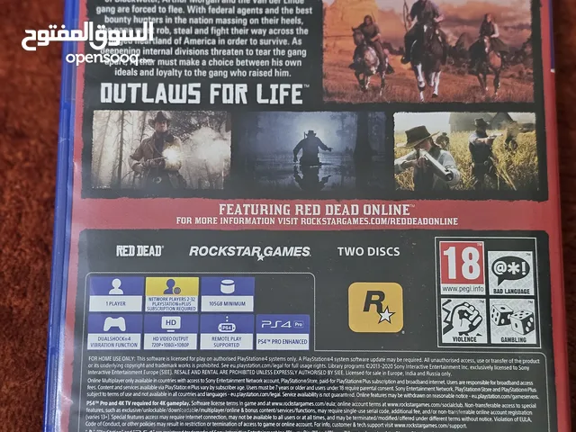 Red dead redemption 2 Ps4 Cd