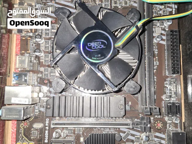كومبو للبيع  Cpu : intel i3 - 10100 - Intel UHD 630 MB : msi B460M PRO