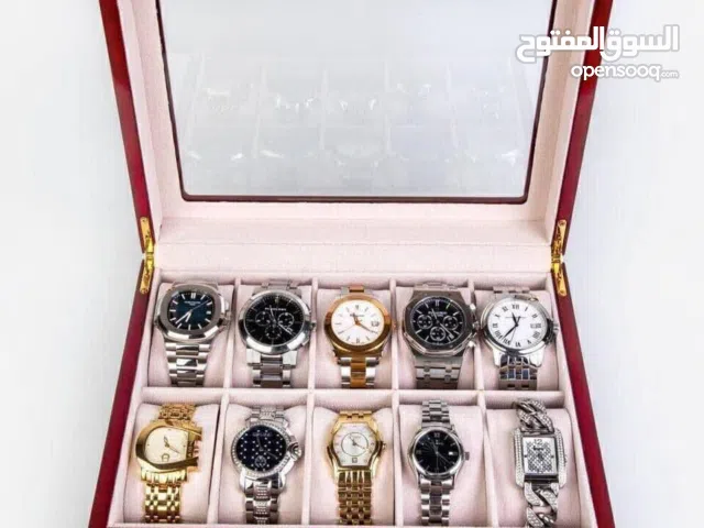 بوكس حفظ الساعات والاكسسوارات فخم جدا خشب عشر خانات 29 دينار