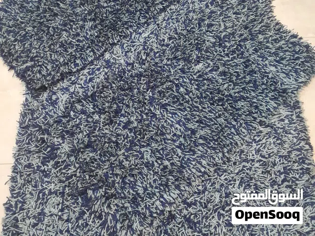 3-Piece Shaggy Blue Carpet Set – Cozy & Stylish طقم سجاد أزرق (3 قطع) – ناعم وعصري