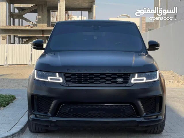 رنج روفر سبورت HSE أسود 2022 خليجي Range Rover Sport HSE black 2022 GCCبمحرك 3.0 V6 سجل صيانة كامل