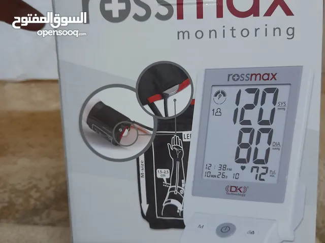 جهاز قياس ضغط الدم سويسرى الصنع طراز rossmax Ac701 k جديد وارد الخارج. للبيع لوجود جهاز اخر .
