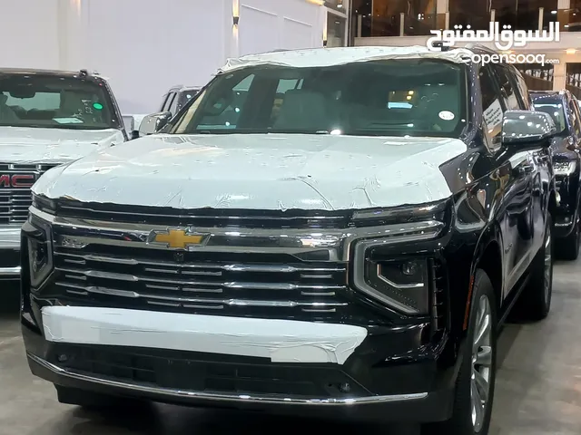 تاهو موديل 2025 فئة بريمير فول مواصفات الداخل مميز وكالة و ضمان الشركة متوفر بيع او مراوس
