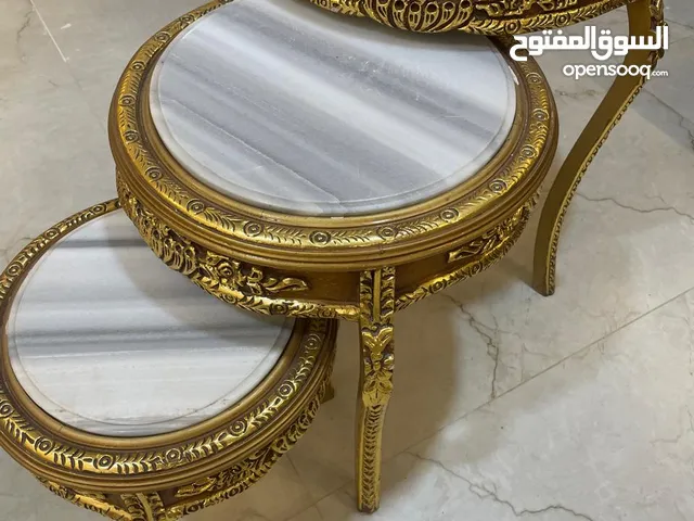 طاولات مصري فاخرة بحالة ممتازة – 3 قطع
