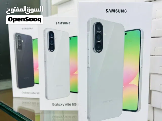 SAMSUNG A56 5G 256GB 12RAM  جديد كفالة BMS