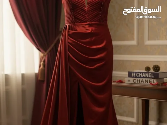 فستان خمري ستان