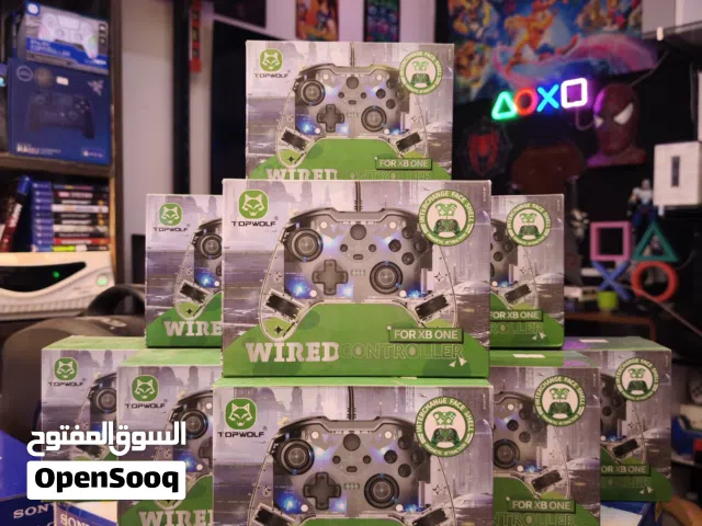 جوستك حاسبة ام الواير ماركة TOP WOLF كواليتي عالي جديد غير مستعمل شفاف مع إضاءة روعة .