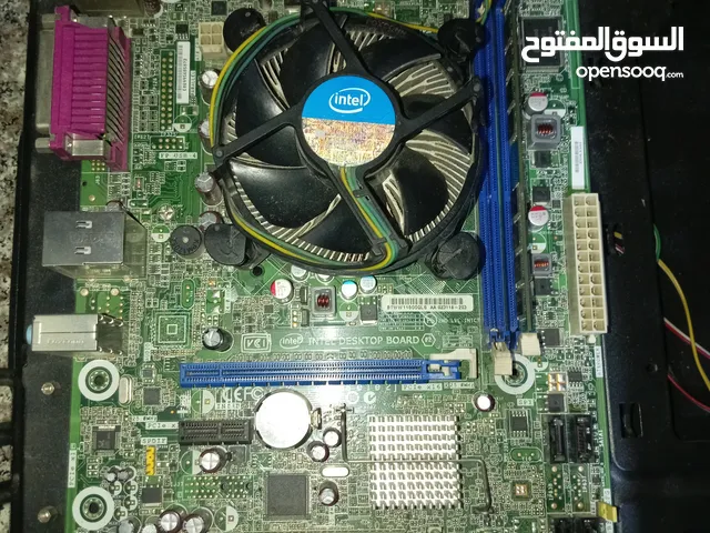 مذربورد مع معالج i5 2400 و رام 4 جيجا و كيس عادي