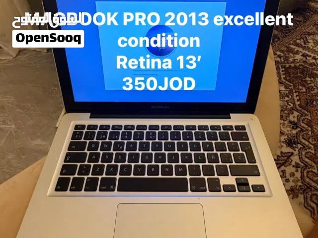Macbook pro 512gb 2013 IOS