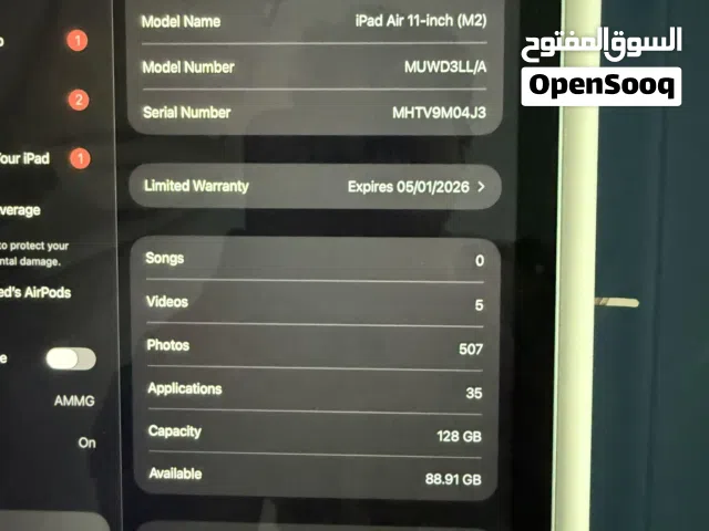 iPad Air M2 11inch with Apple Pencil 128GB