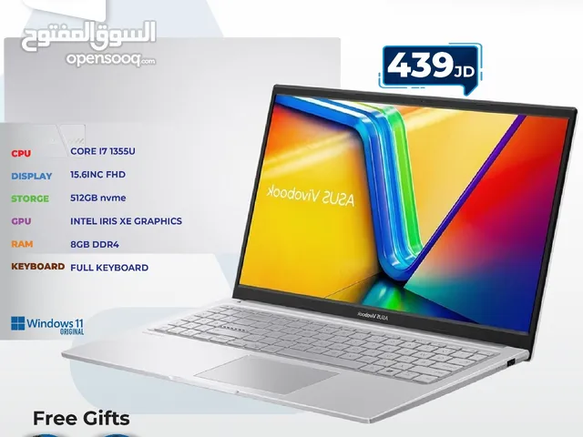 لابتوب ايسوس اي 7 Laptop Asus i7-13 Gen بافضل الاسعار