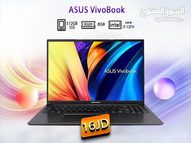 اقساط بدون دفعه اولى ( لابتوب ايسوس اي 7 Laptop Asus i7-13Gen )