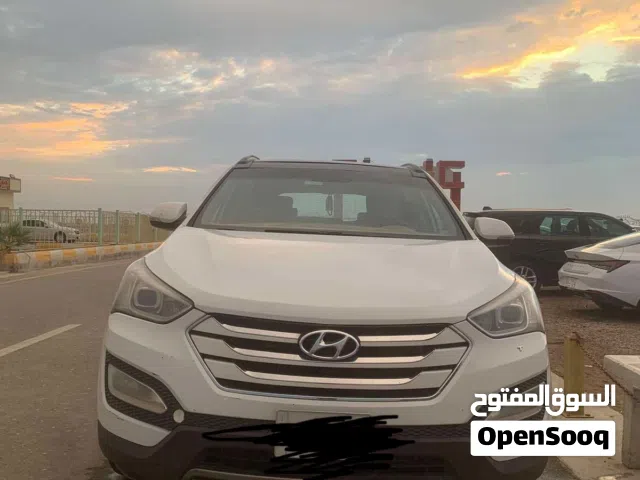 هيونداي سنتافي 2015 خليجي 7 راكب رقم بصرة جديد - لون ابيض صدفي