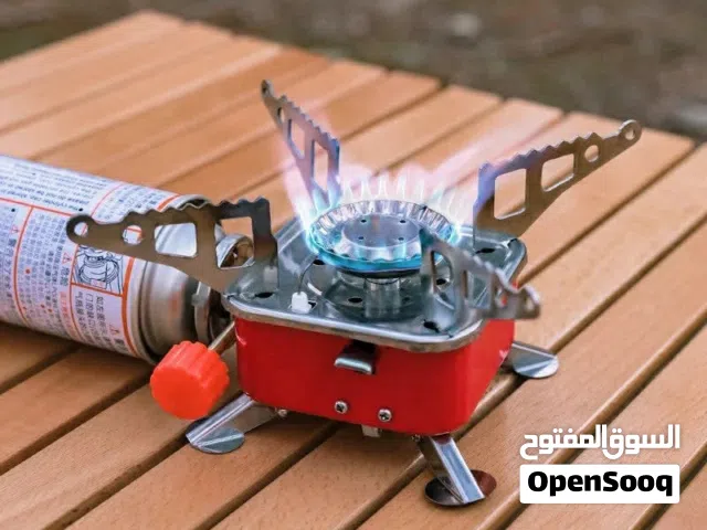 طباخ غاز الفراشة للرحلات للمكاتب مع عبوة غاز 7 دنانير