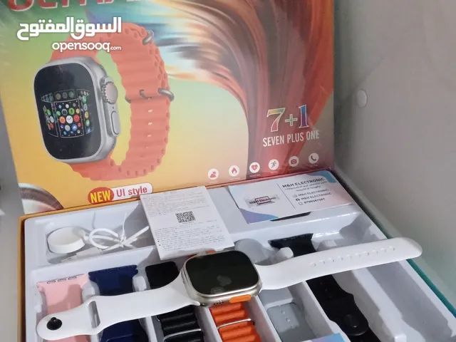 احدث بكج ساعة ذكية الجيل التاسع الافضل والمكفولة مع 7 كستك وشاحن لاسلكي