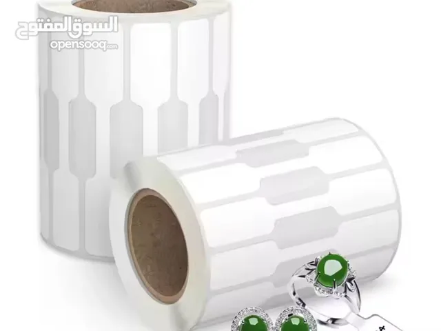 لصاقات استيكرات حرارية للمجوهرات والاكسسوارات 70*12 مم - 2000 ملصق حراري مزدوج