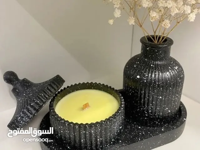 شمع كونكريت بالجملة – فخامة الملمس وأناقة التصميم!"