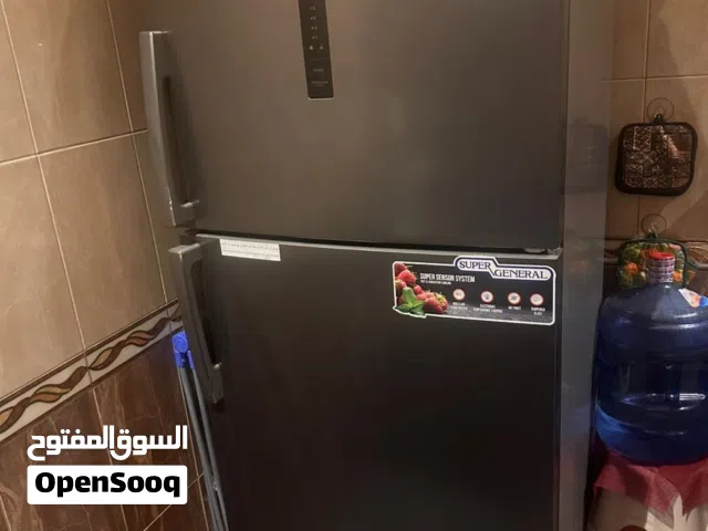 ثلاجه سوبر جينيرال مستعمل مع سنتين ضمان