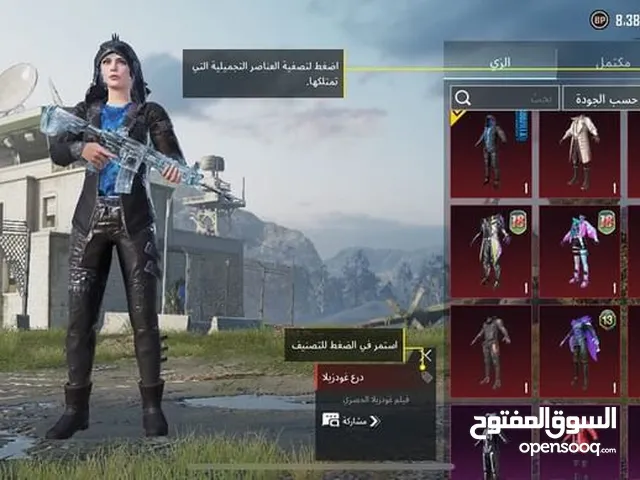 Pubg Accounts and Characters for Sale in Irbid