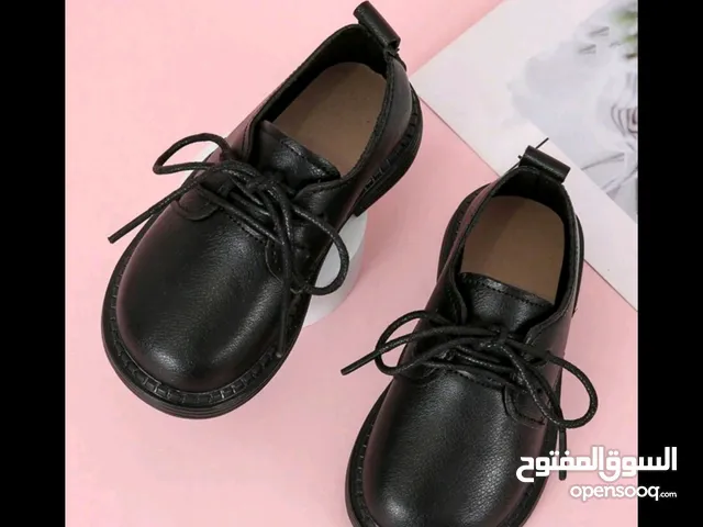 Kids' Comfortable Simple Solid Color Lace-Up Flat Shoes For Boys