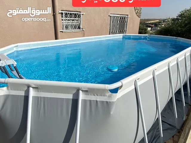 المسبح العملاق بطول 610سم من شركة INTEX PRISM FRAME الأمريكية الاعلى جودة والاولى في العالم في صناعة