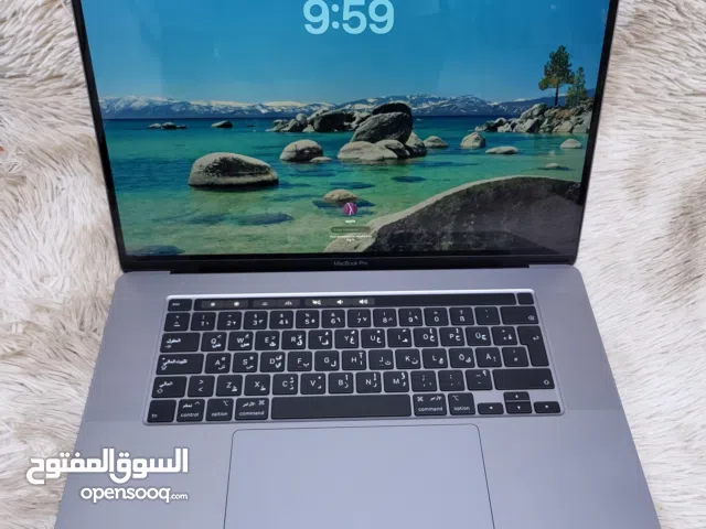 MacBook Pro A2141 i7 32gb ram 512gb ssd Touch Bar & I'D 4K resolution 4gb Redeon graphics 16inches