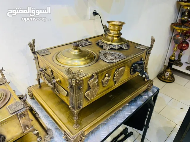 منقل سماور فاخر مع سماور فحم