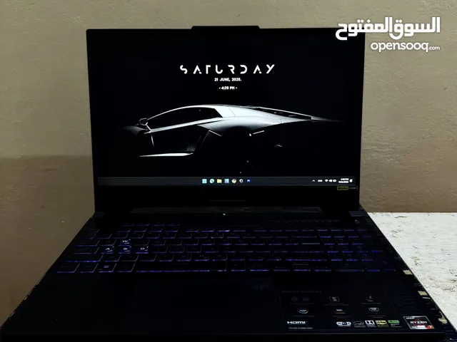 لابتوب جيمنج Asus TUF gaming A15 RTX 4050 144hz 24gb ram