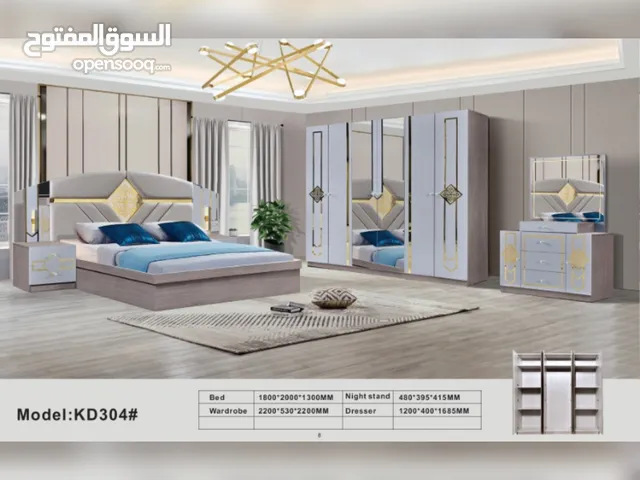 full bedroom with matres 7 pieces/غرف نوم مع ترکیب مع دوشج شامل