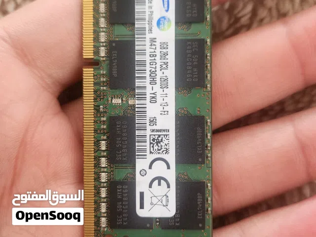 رام لابتوب 8 جيجا DDR3L أصلية (Samsung)