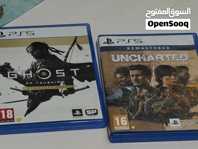 اشرطه بلاستيشن 5  عدد (2)للبيع