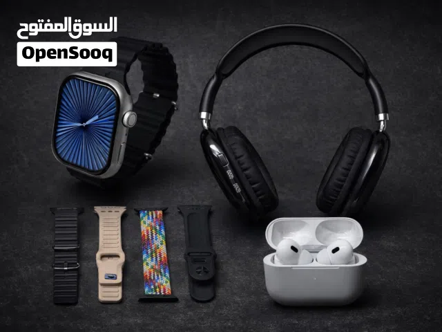بوكس ساعة لمس و سماعة محطية و ايريود فحص عند الأستلام
