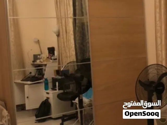 Stylish Full Size Wood Finish Wardrobe, IKEA, Slide Door, Mirror, Shelves, 230x200 cm