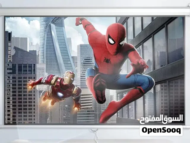 عرض خاص ولمدة محدودة شاشة عرض يدوية قياس 300*300سم ماركة دينون فقط