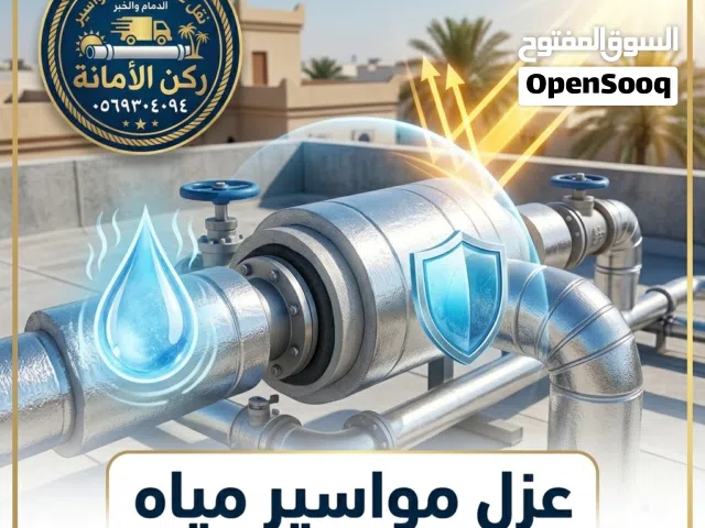 ركن الأمانة لعزل مواسير المياه بالدمام والخبر