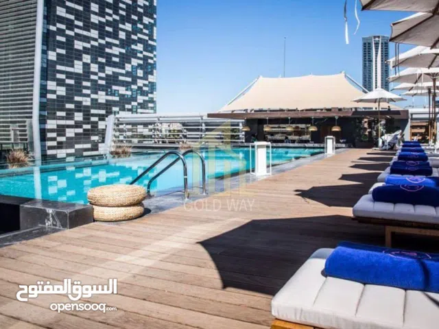 في أجمل مناطق أبراج العبدلي شقة طابق أول مفروشة 68م بتشطيبات راقية / ref 10002